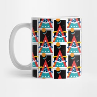 Scandivian landscape pattern Mug